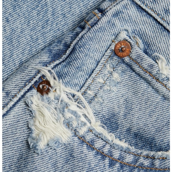 Agolde 90’s Straight-Leg Pinch-Waist Jeans - Picture 6 of 7